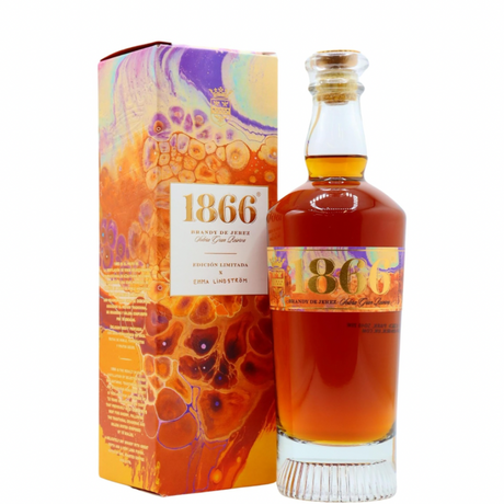 Bottle of Brady 1866 Solera Gran Reserva limited edition Emma Lindstrom