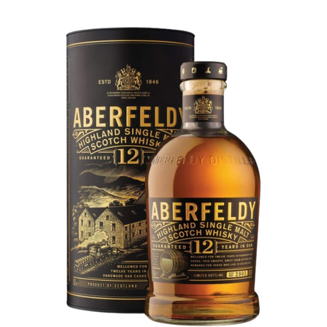Bouteille d'Aberfeldy 12 ans avec étui