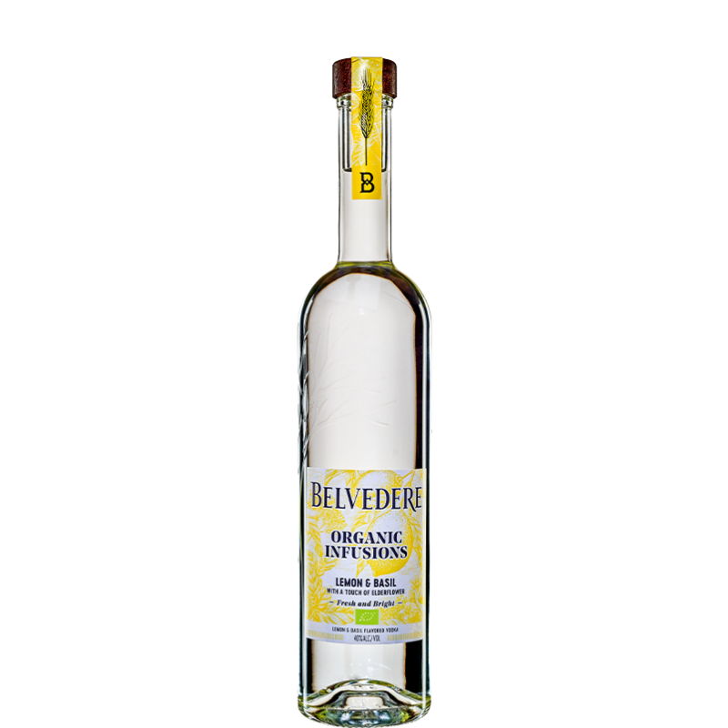 BELVEDERE ORGANIC INFUSIONS Lemon & Basil