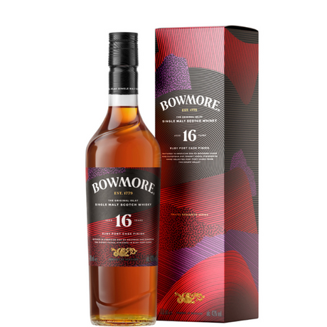 Bouteille de Bowmore 16 Ans avec étui