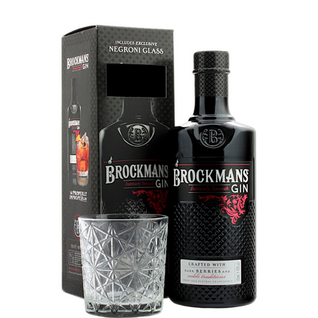 Étui Brockman avec un verre negroni
