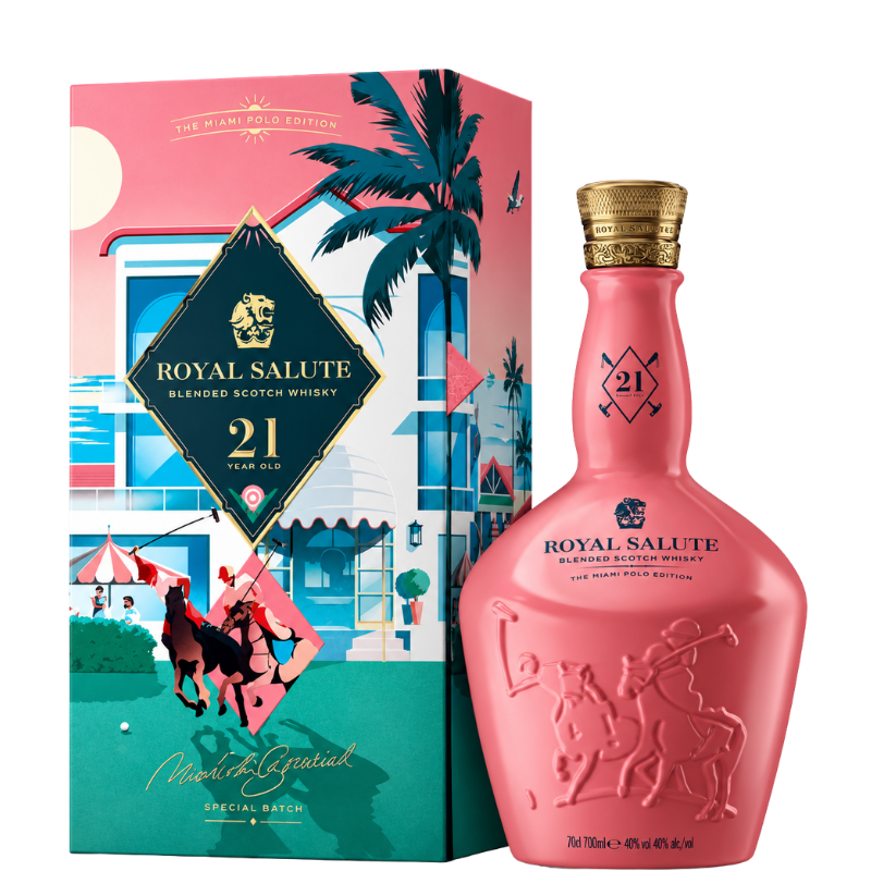 CHIVAS ROYAL SALUTE 21 Años MIAMI POLO Edition