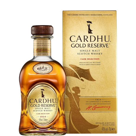 Bouteille de Cardhu Gold Reserve avec étui