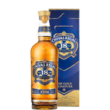 Bottle of Chivas Regal 18 Years with case