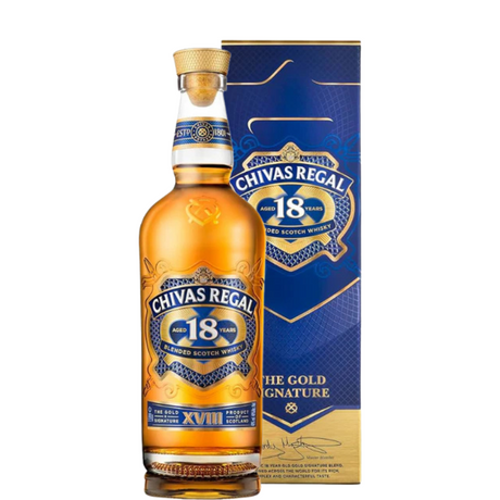 Bouteille de Chivas Regal 18 Ans avec étui
