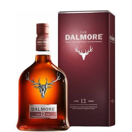 Bouteille de Dalmore 12 ans avec étui