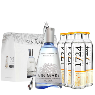 GIN MARE + 4 toniques 1724+ cuillère à café frisée