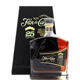 Bouteille de Flor de Caña 25 ans centenaire avec étui
