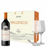 MALLEOLUS 2023 + 2 glasses + opener in case with handle