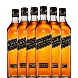 6 bouteilles de Johnnie Walker Black Label