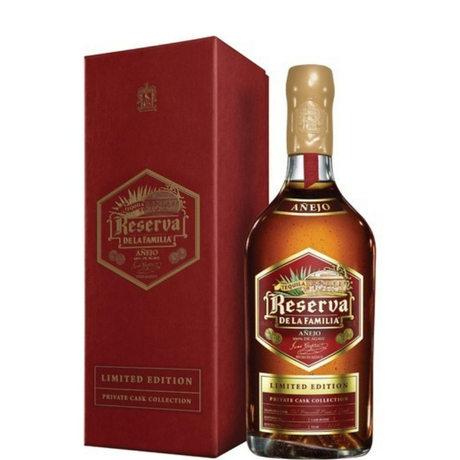 Bottle of JOSE CUERVO RESERVA DE LA FAMILIA Tequila Exclusive Cask