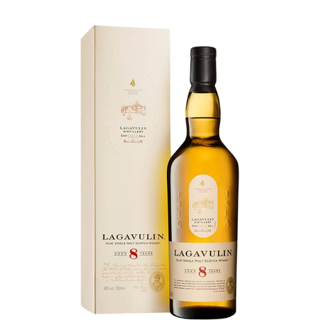 Flacon de Lagavulin 8 ans avec étui