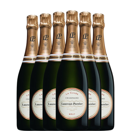 6 bouteilles de champagne Laurent Perrier Brut