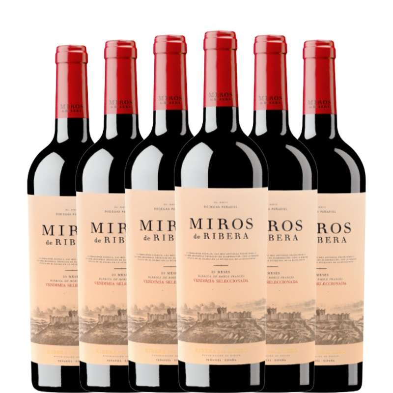 6 bottles of MIROS DE RIBERA VS Crianza 2020