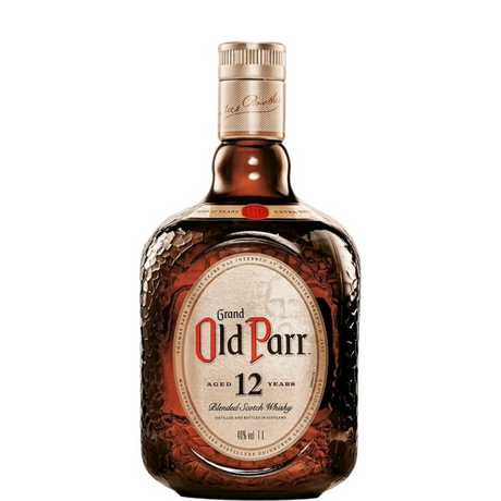 Bouteille de whisky Old Parr 12 Ans au format 1 Litre