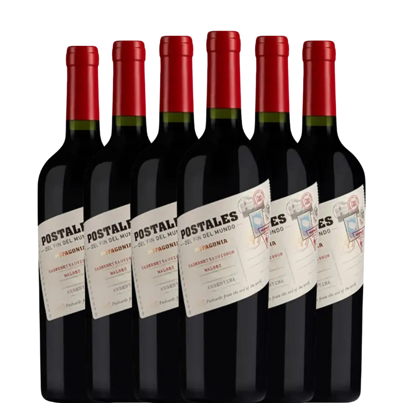 POSTALES del Fin del Mundo Malbec 2025 x 6 botellas