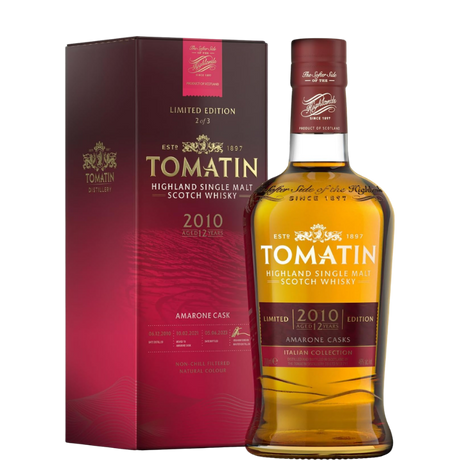 TOMATIN 12 Años AMARONE CASKS 2 de 3 Italian Collection 2010