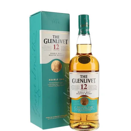 Bouteille de The Glenlivet 12 ans avec étui