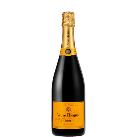 Bouteille de Veuve Clicquot Étiquette Yellos