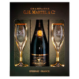 GH MARTEL PRESTIGE BRUT + 2 Glasses