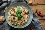 Risotto aux champignons et poulet